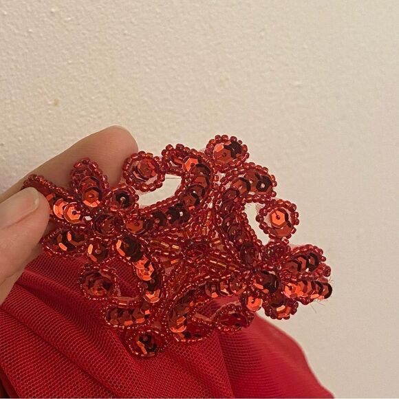 Red Dance costume 20609 We Both Know lyrical embellished MA-Medium adult - Picture 10 of 12